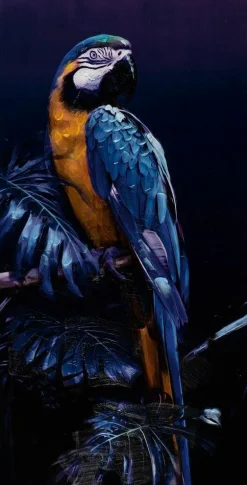 Gemälde PAPAGEI IN BLAU II