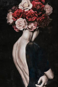 Gemälde SCHÖNHEIT MIT ROSEN