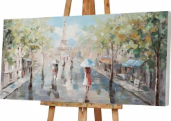 Gemälde SPAZIERGANG IN PARIS