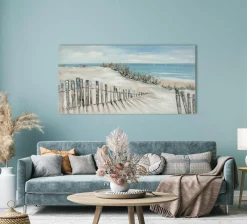 Gemälde SPAZIERGANG ZUM STRAND