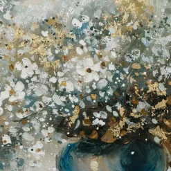 Gemälde STRAUSS MIT WILDBLUMEN