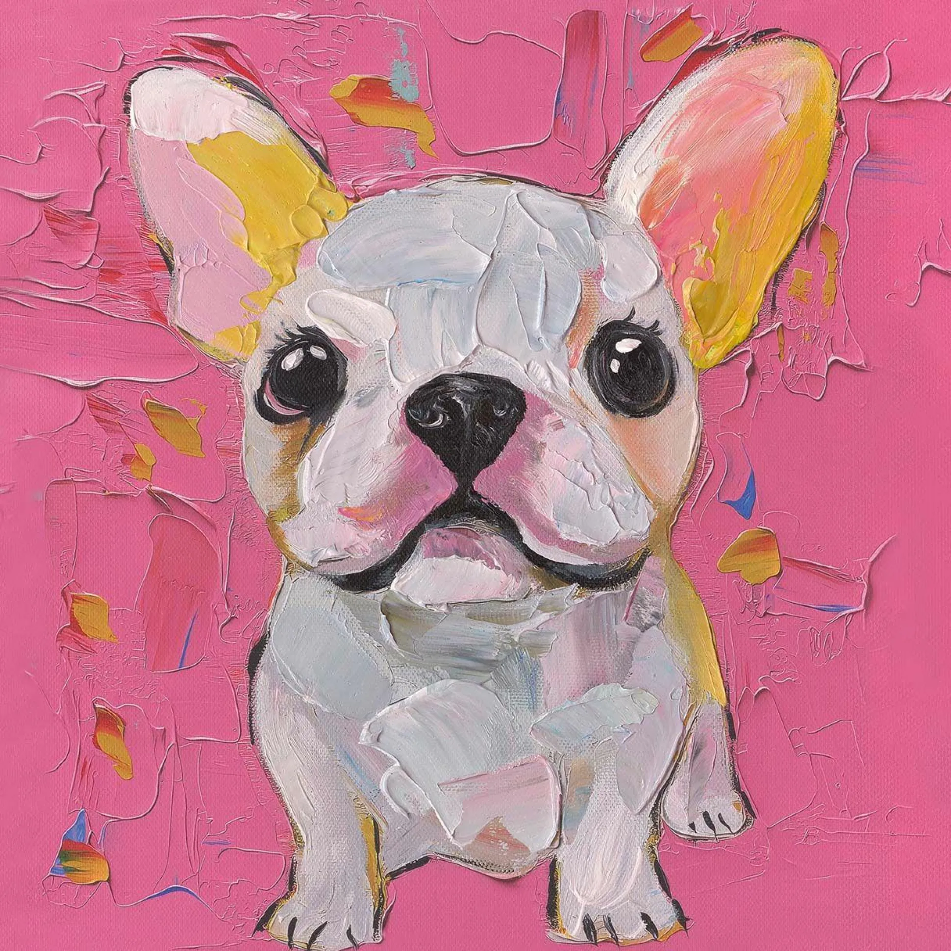 Gemälde WHITE BULLY