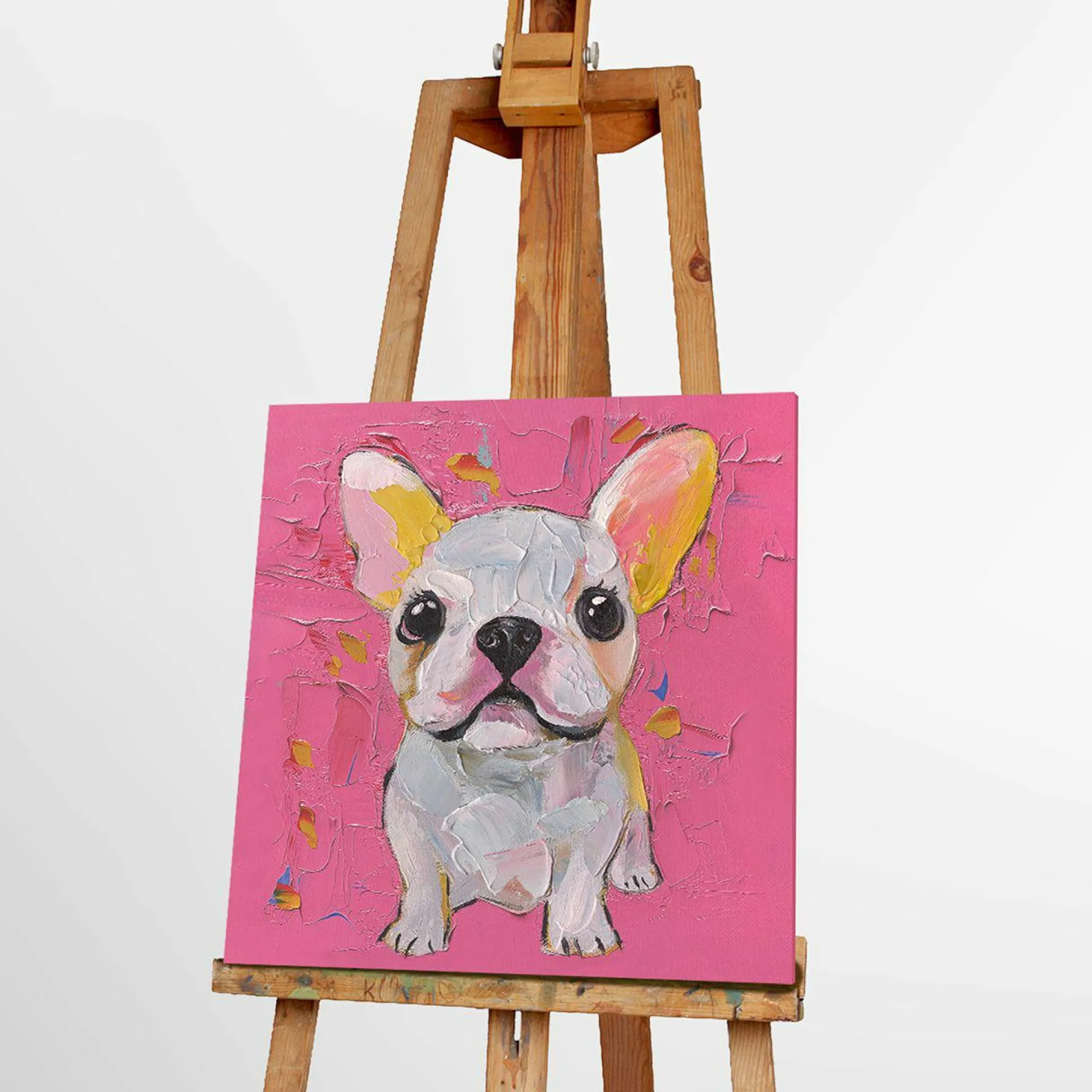 Gemälde WHITE BULLY