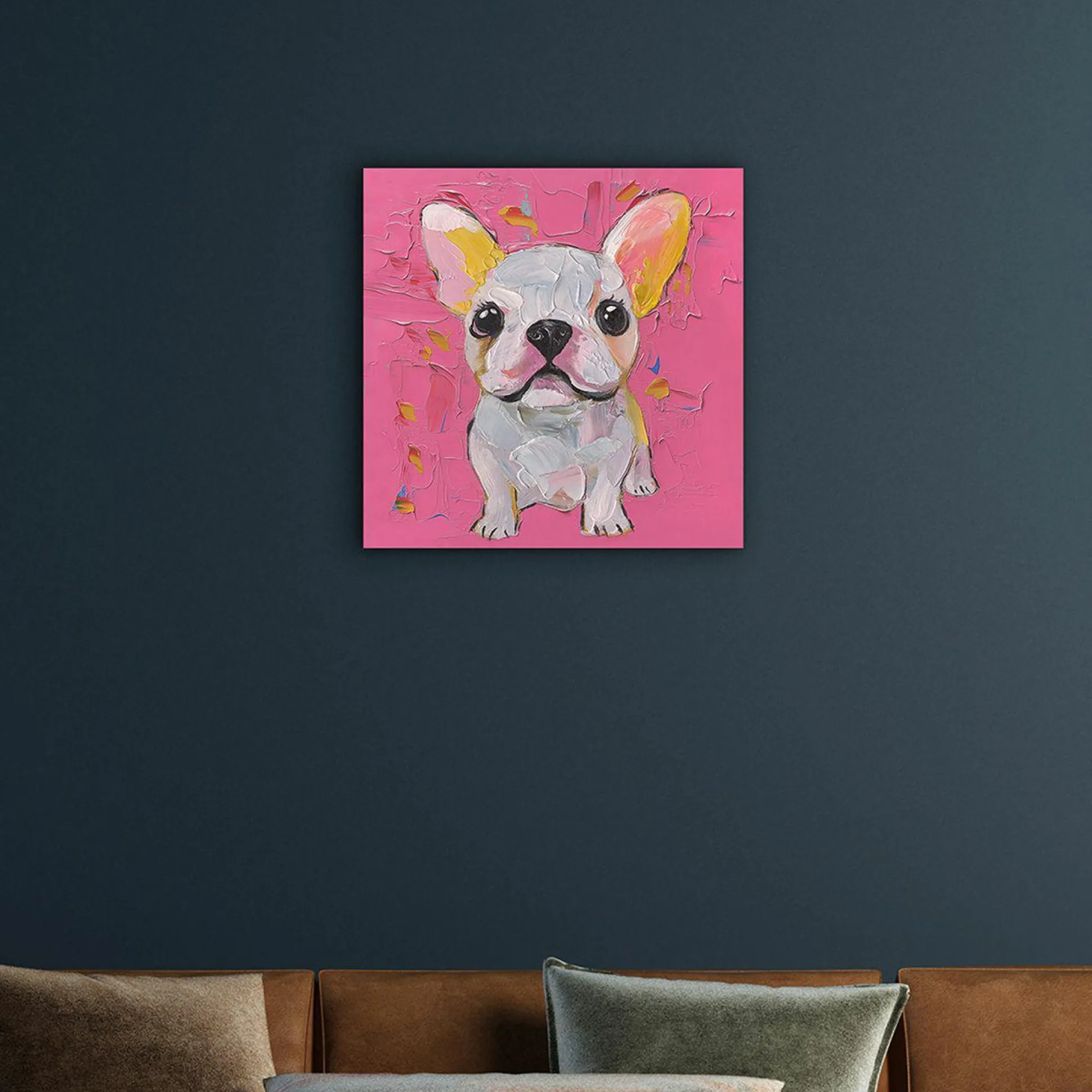 Gemälde WHITE BULLY