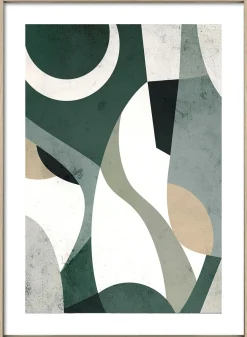 Gerahmtes Bild ABSTRACT IN AND