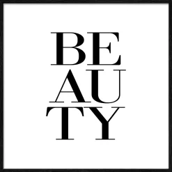 Gerahmtes Bild BEAUTY