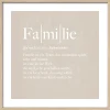 Gerahmtes Bild FAMILIE