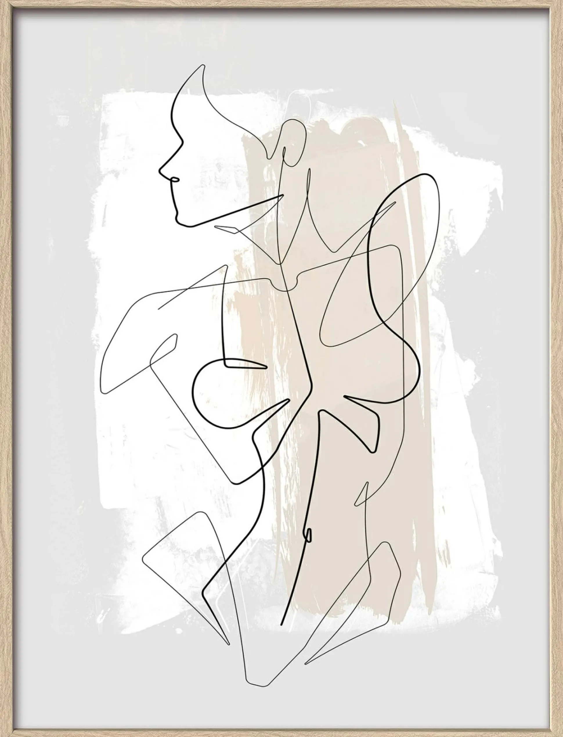 Gerahmtes Bild FEMALE ABSTRACT