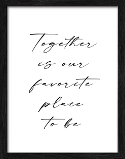 Gerahmtes Bild LIFESTYLE I