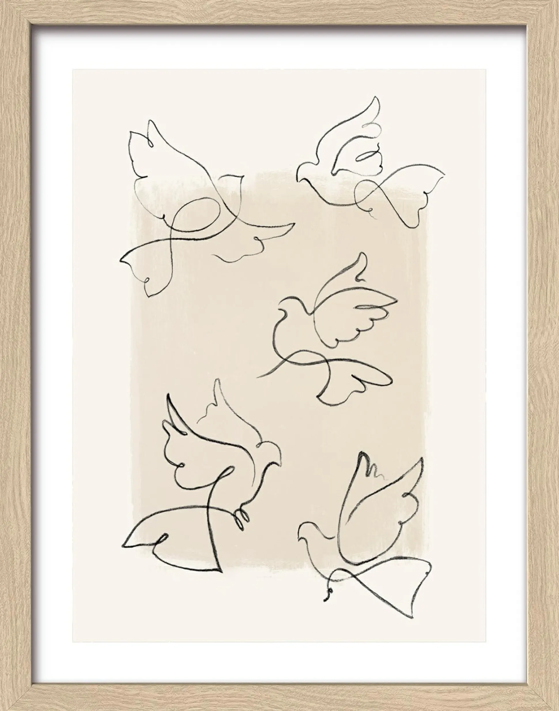 Gerahmtes Bild SHAPES XII