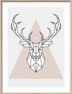 Gerahmtes-Bild DEER I