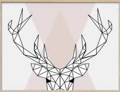 Gerahmtes-Bild DEER II
