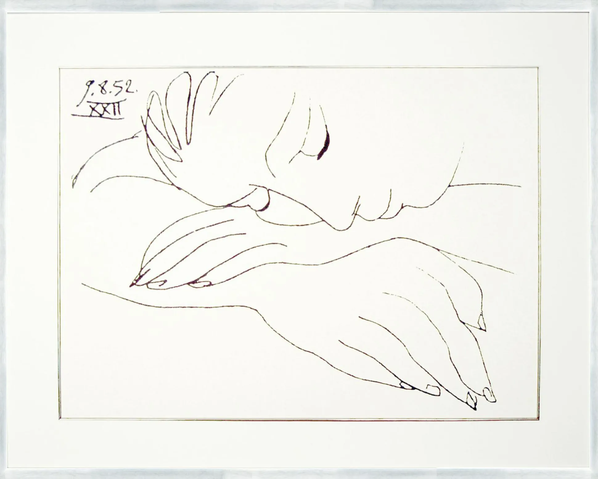 Gerahmtes-Bild PICASSO WOMAN