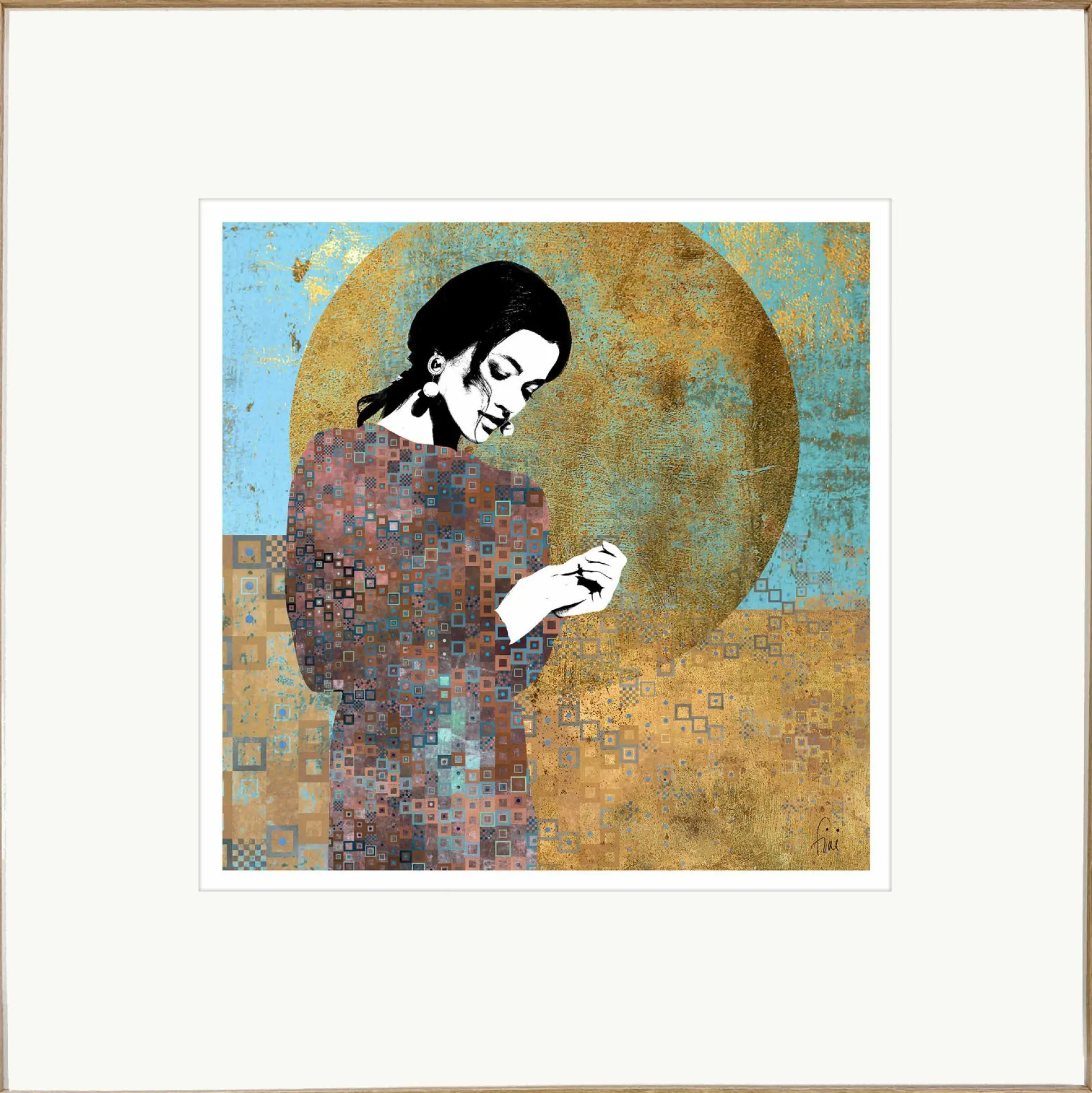 Gerahmtes-Bild SONNENLIEBE