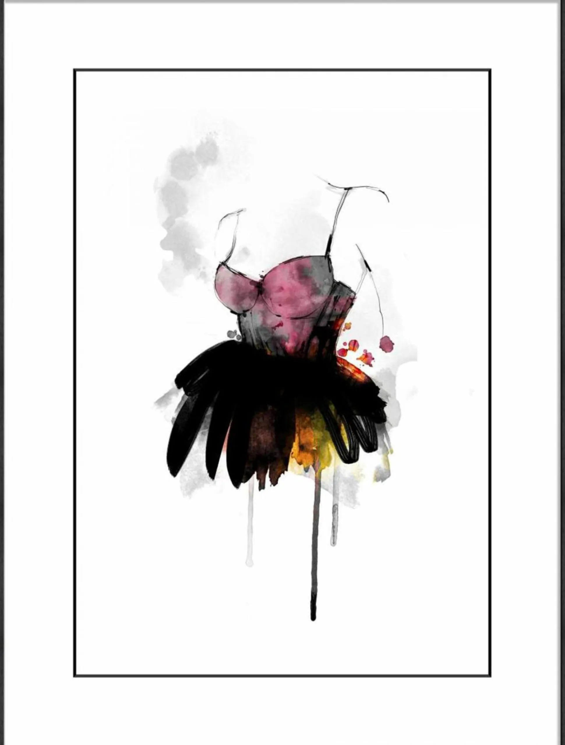 Gerahmtes-Bild THE DRESS