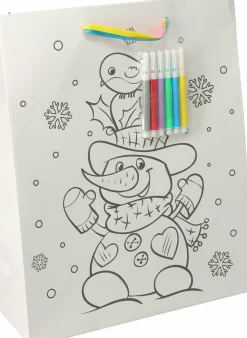 Geschenktasche zum Ausmalen