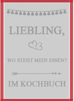 Geschirrtuch KOCHBUCH