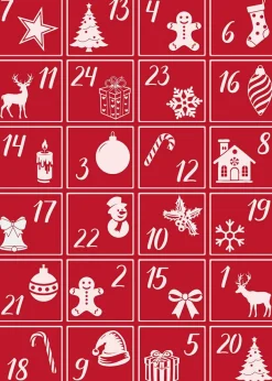 Geschirrtuch XMAS Adventkalend