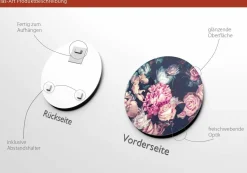 Glasbild BAROQUE FLOWERS IV