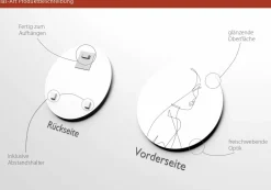 Glasbild FACE LINES I