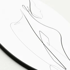 Glasbild FACE LINES II