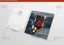 Glasbild GEWÜRZKREATION I