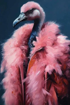 Glasbild GLAMOROUS PINK