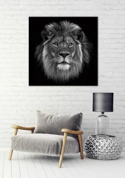 Glasbild KÖNIG DER LÖWERN