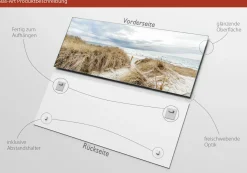 Glasbild OCEAN VIEW III