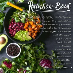 Glasbild RAINBOW BOWL