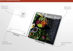 Glasbild RAINBOW BOWL