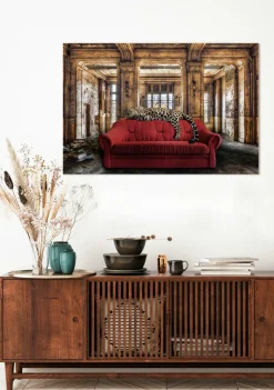 Glasbild RELAXING LEO