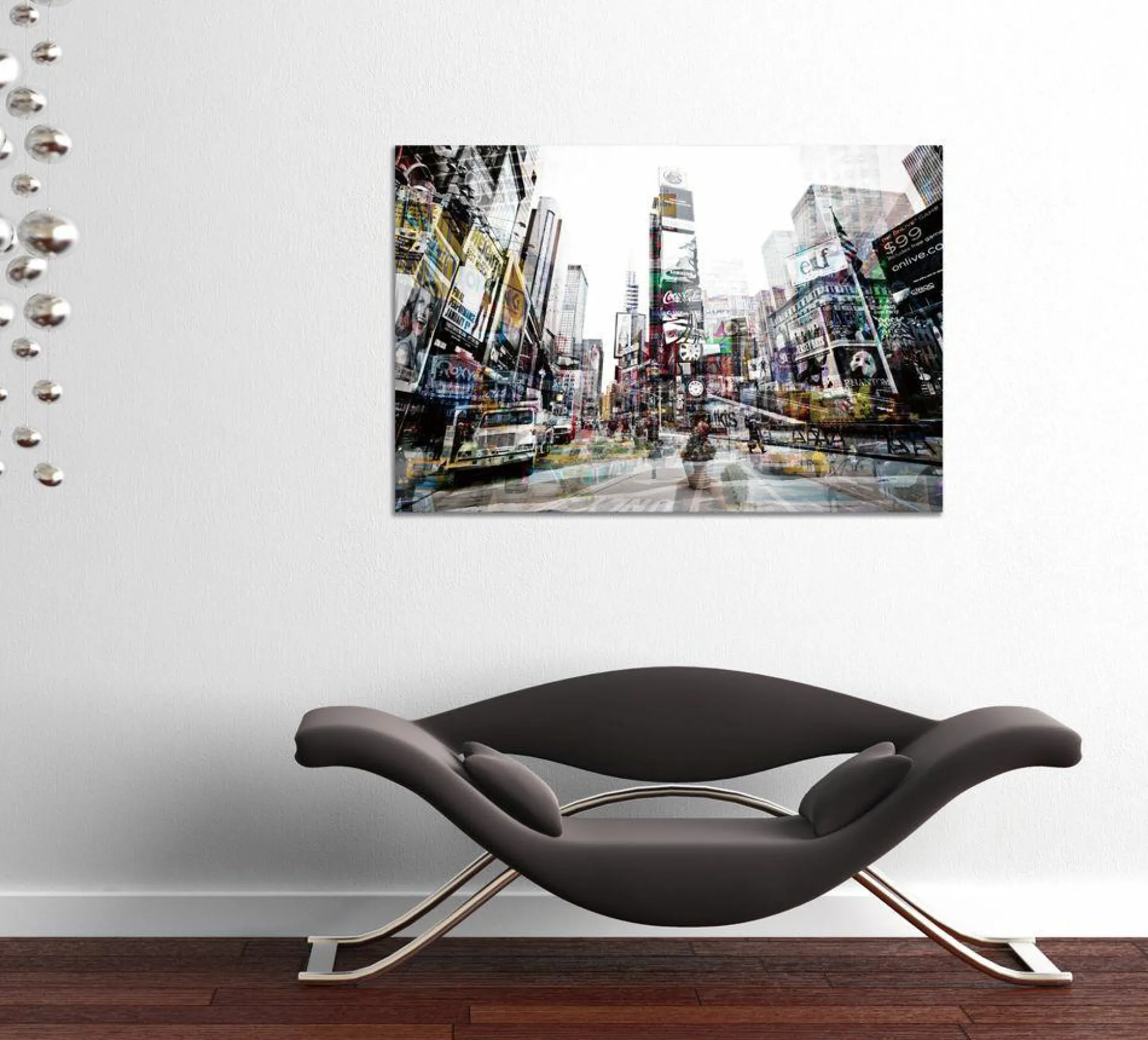 Glasbild TIME SQUARE