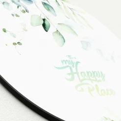 Glasbild WATERCOLOURED LEAVES