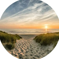 Glasbild WEG ZUM STRAND