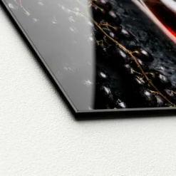 Glasbild WEIN UND TRAUBEN