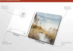 Glasbild WILDER STRAND III