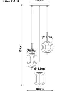 Hängeleuchte ATTILA