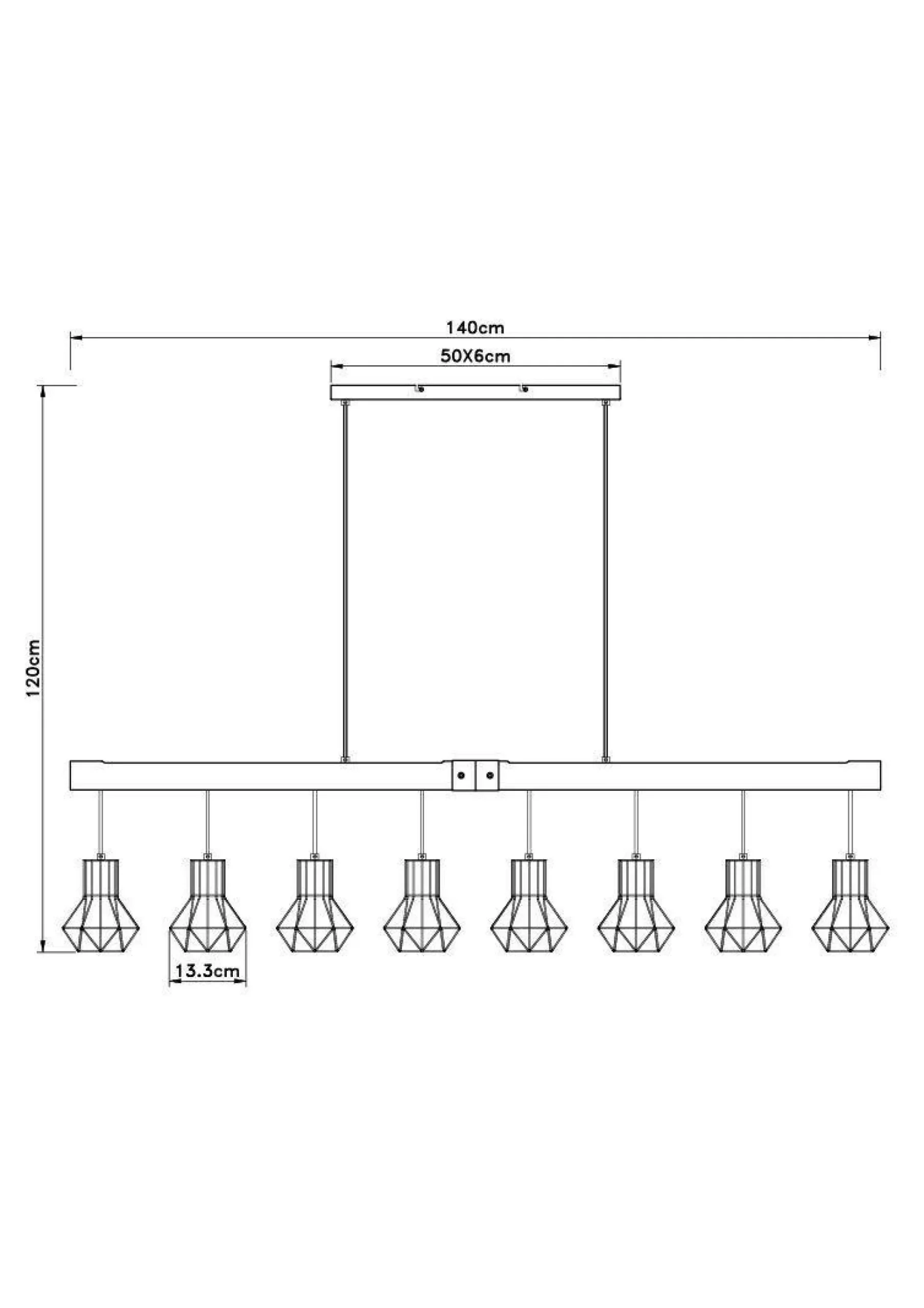 Hängeleuchte PRISKA