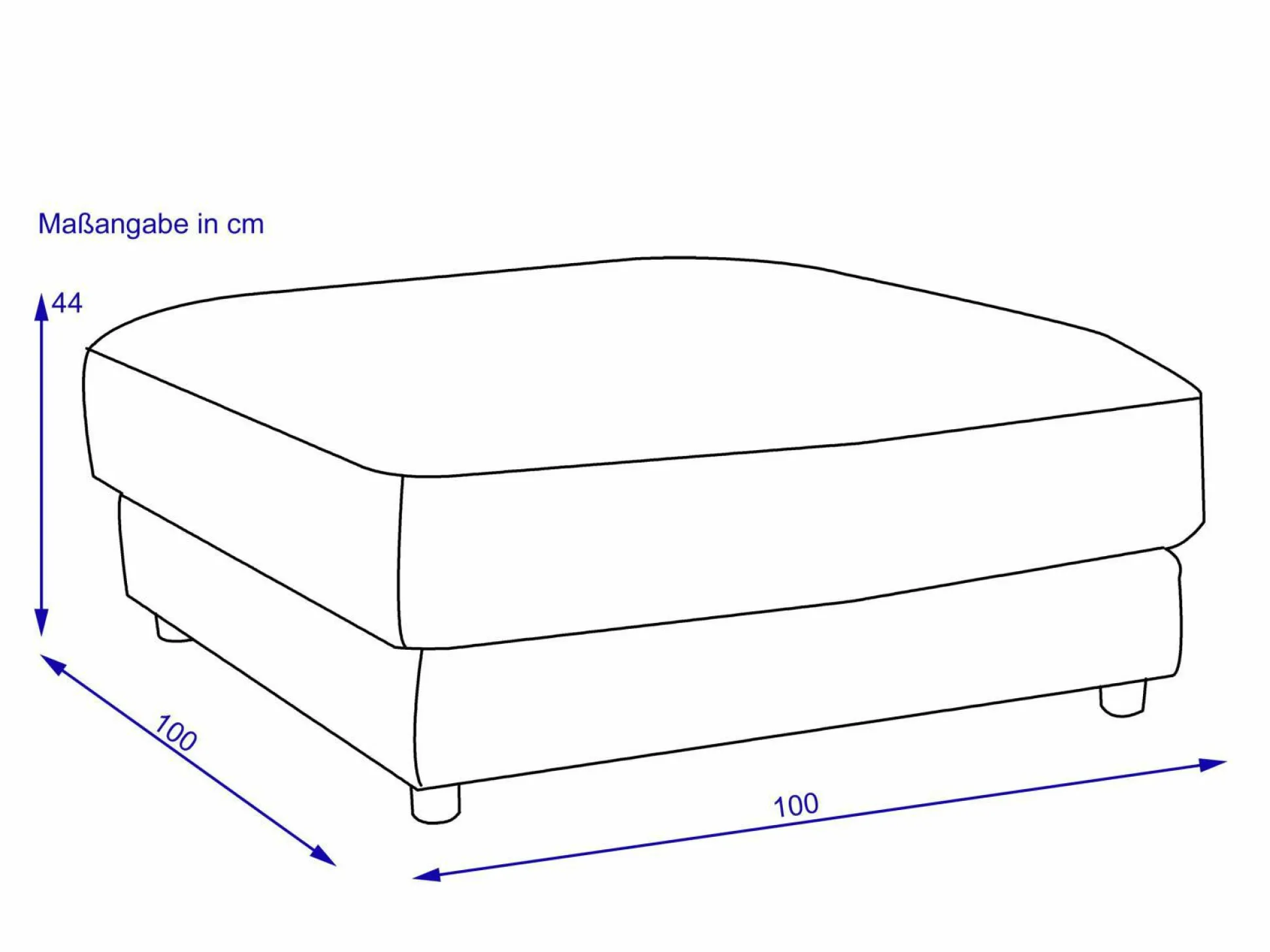 Hocker medium CAVALLI PLUS