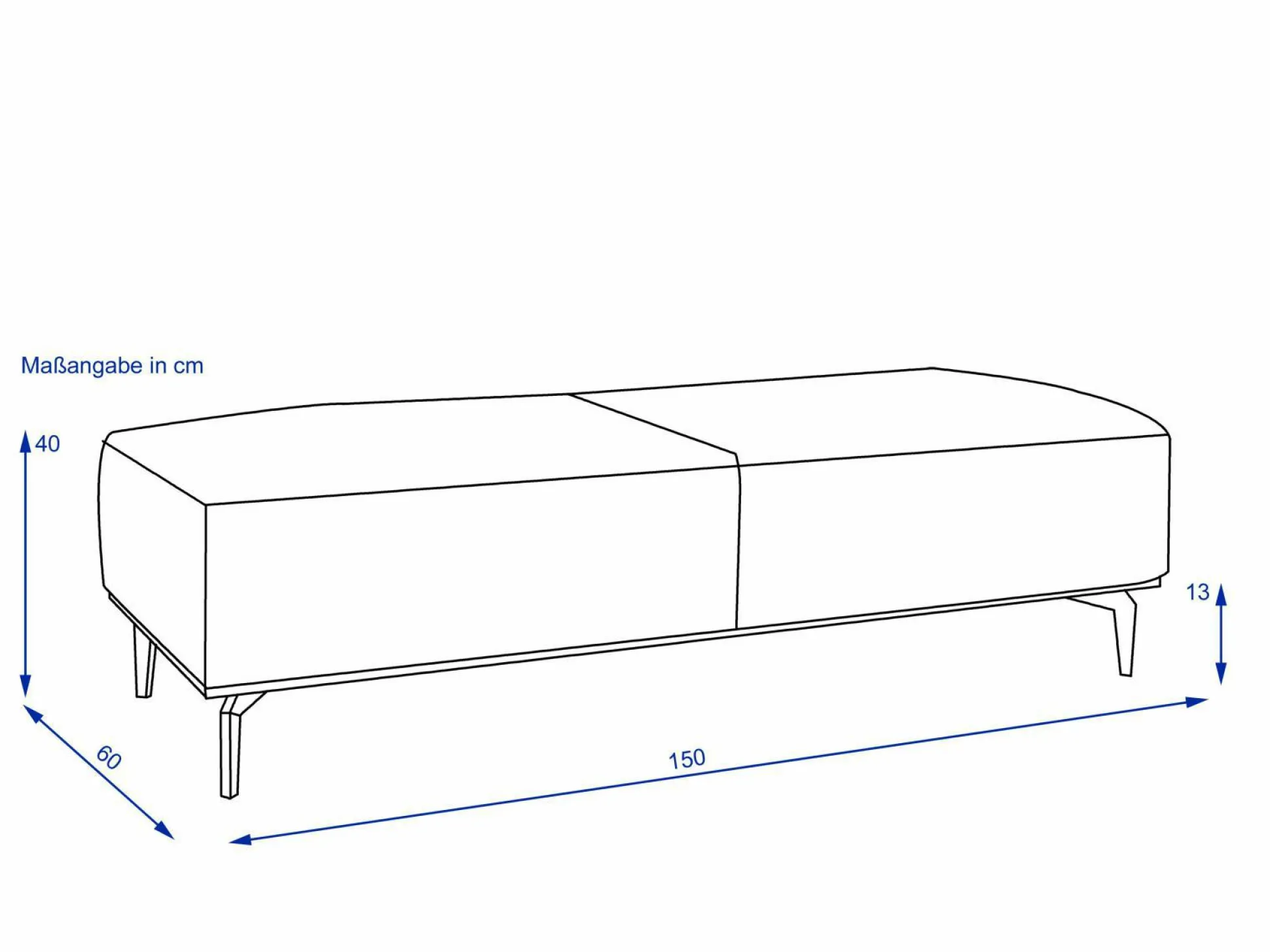 Hocker Sofamanufaktur übergroß WAHA