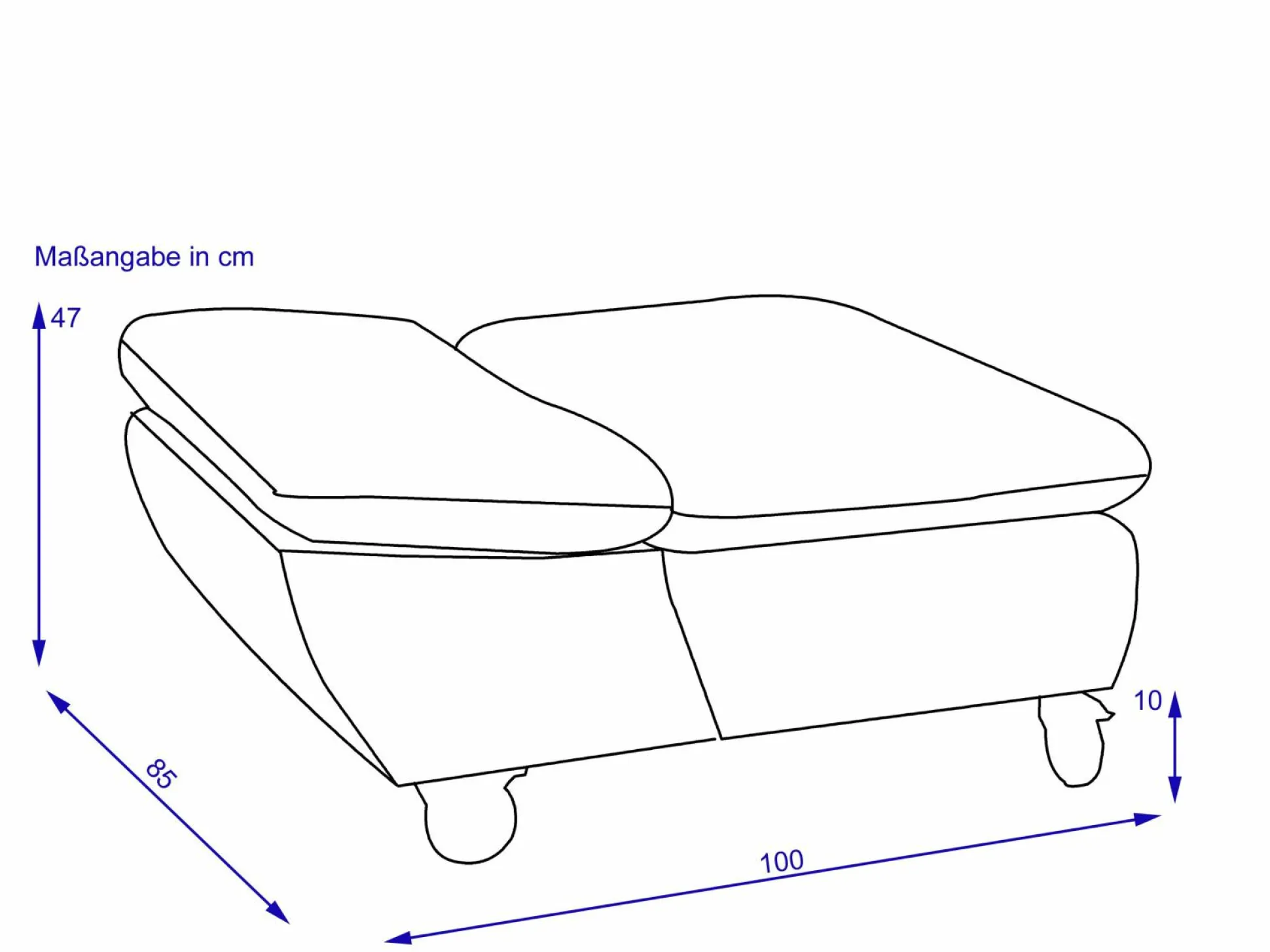 Hocker Sofamanufaktur WARWICK