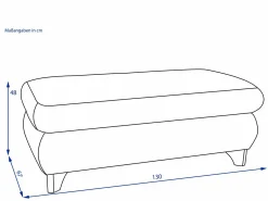 Hocker SYSTEMPOLSTER MARLA