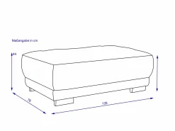 Hocker SYSTEMPOLSTER XXL MILLA