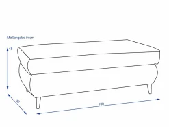 Hocker SYSTEMPOLSTER XXL MARA