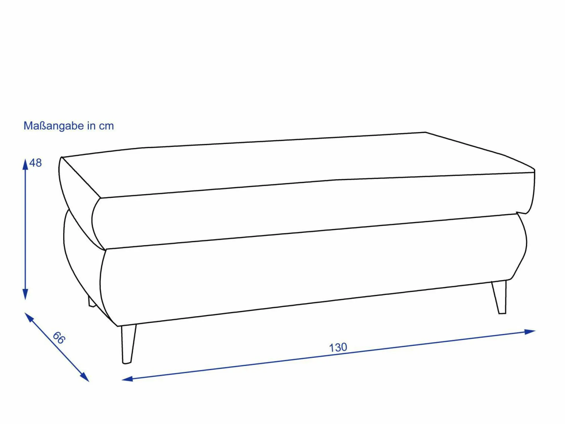 Hocker SYSTEMPOLSTER XXL MARA