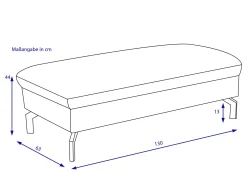 Hocker XXL SYSTEMPOLSTER ZELDA