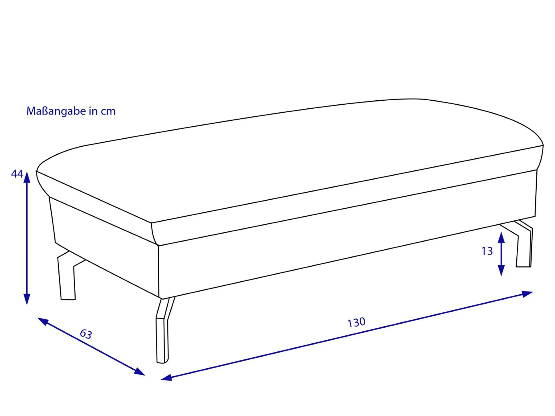Hocker XXL SYSTEMPOLSTER ZELDA