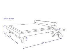 Holzbett FACTORY BLOC
