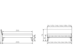 Holzbett HASENA ANCONA